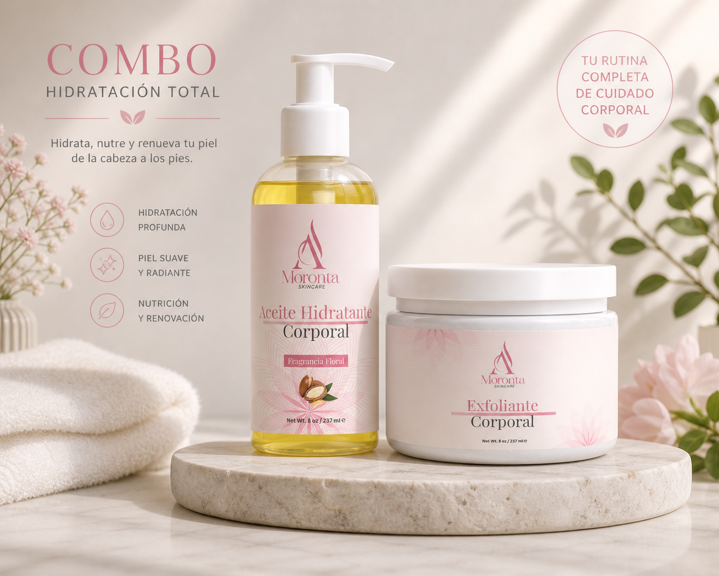 Combo Hidratación Total Moronta Skincare